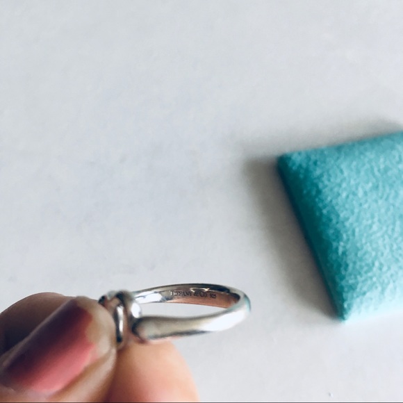SOLD✔️3/4: Tiffany&Co Elsa Peretti Open Heart Ring - Picture 7 of 14